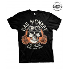 Pánské tričko Gas Monkey Garage Skull