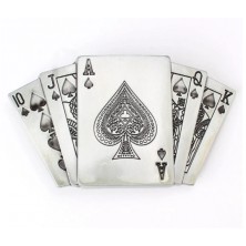 Přezka na pásek Rocka Poker Cards Buckle